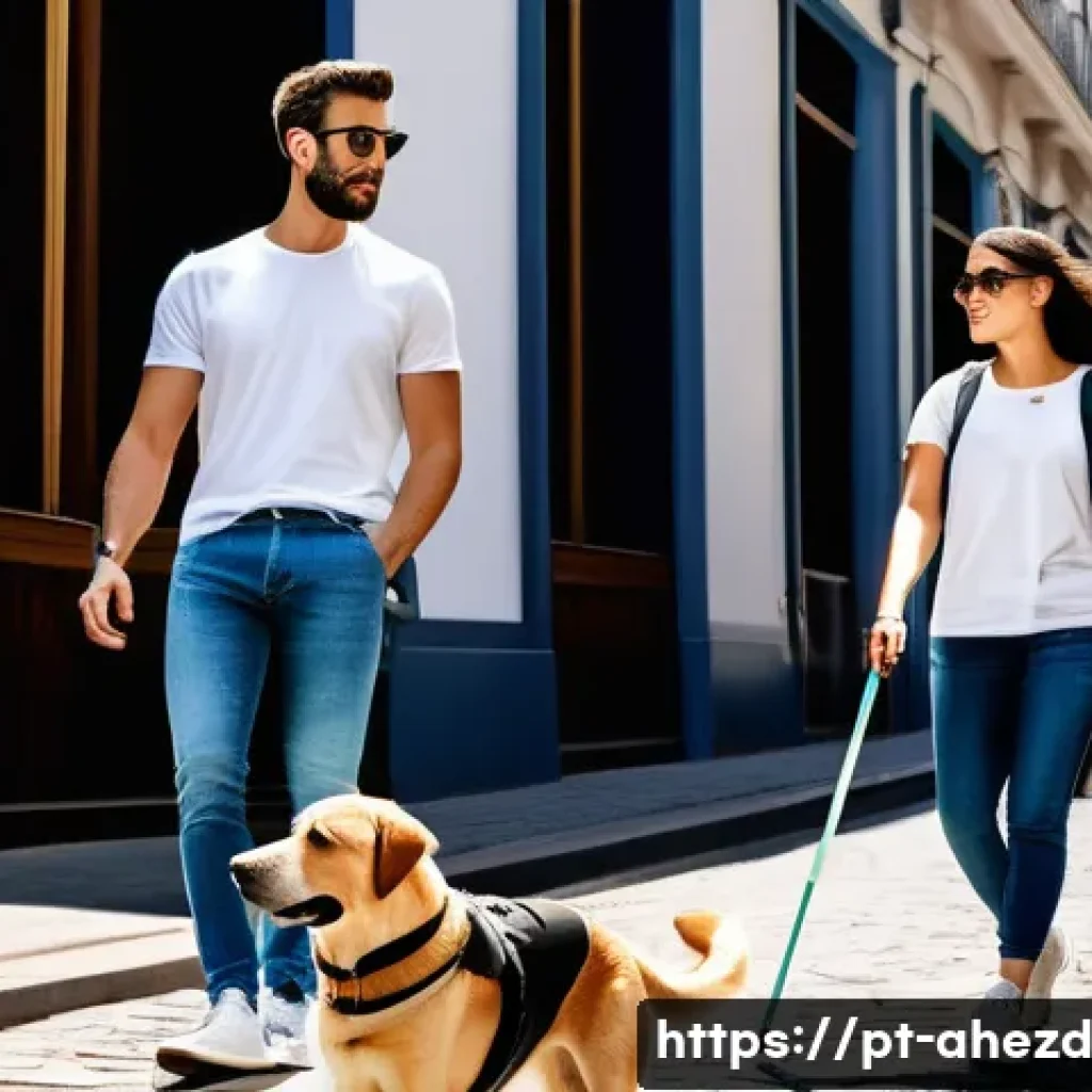 공간 컴퓨팅 기술의 정보 접근성 증대 - **Prompt:** A young adult, confidently navigating a vibrant, sunny street in a modern Brazilian city...