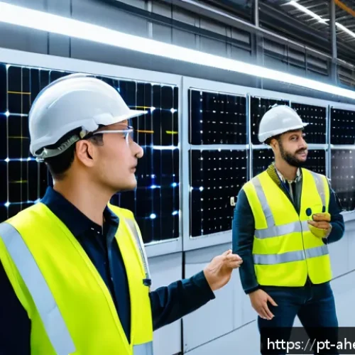 Home 17 공간 컴퓨팅과 산업 4 0의 관계 - A modern Brazilian factory interior bustling with activity, featuring advanced IoT sensors attached ...